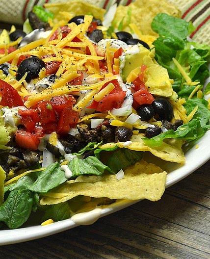 Taco Salad W/ Beans