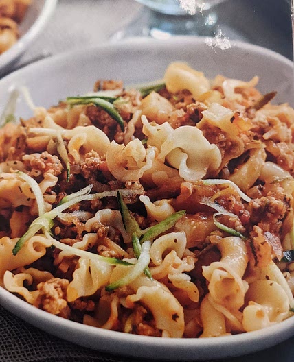 Presto pork and fennel pasta