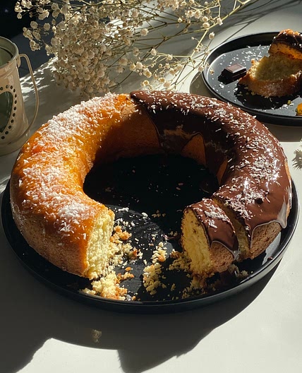 Childhood Favorites : Coconut Sponge Cake | Coconut Sponge Torus