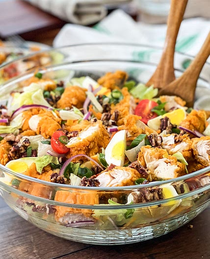 Picnic Fried Chicken Salad