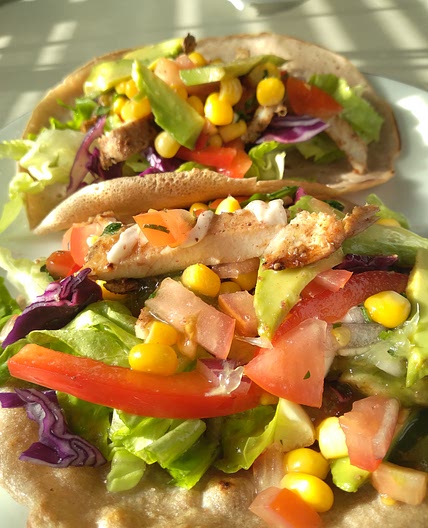 GF Jerk Chicken Taco Wrap