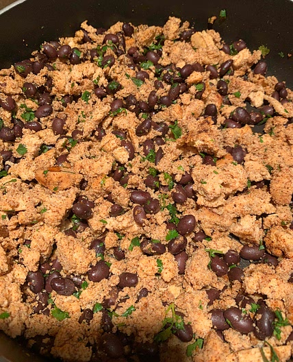 Black Bean and Tofu Hash