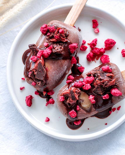 3-ingredient Chocolate Popsicles
