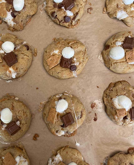 Brown Butter S’mores Cookies