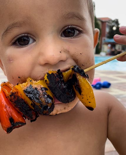 Sweet Baby Pepper Skewers 