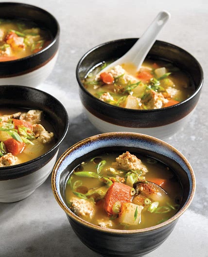 Miso Soup with Mixed Vegetables and Tofu