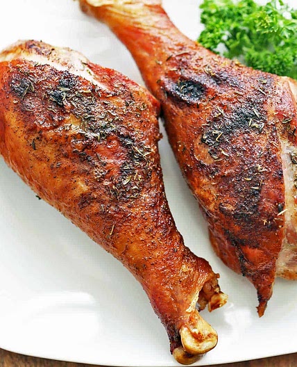 Baked Turkey Drumstick