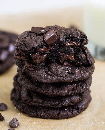 Triple Chocolate Chip Cookies