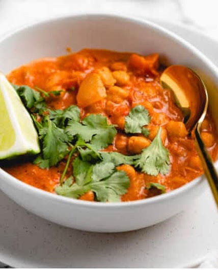 Creamy Coconut Chickpea Curry - Jessica in the Kitchen