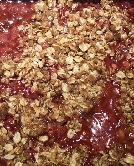 Rhubarb Crisp