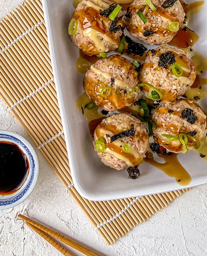 Salmon Sushi Balls
