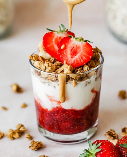 PB & J Granola Parfait