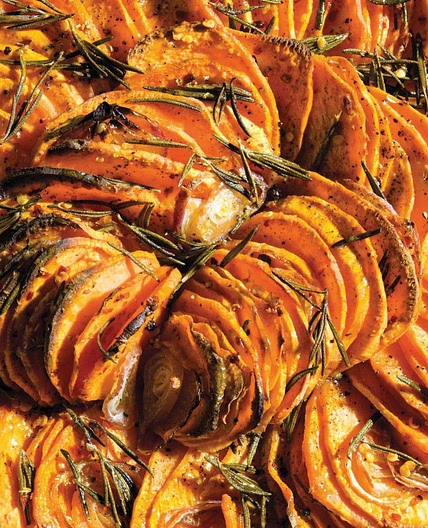 Spiced Sweet Potato Tian