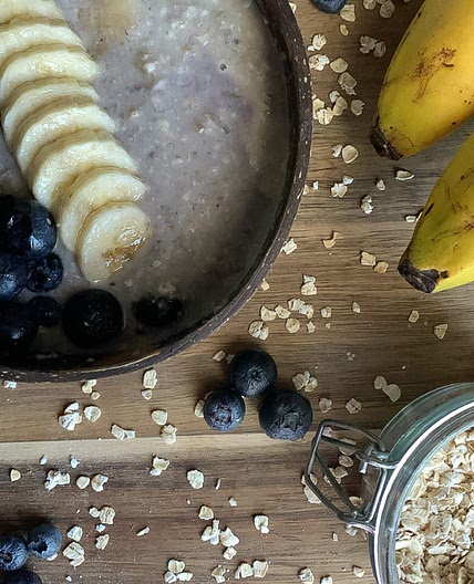Blueberry Banana Overnight Oats 