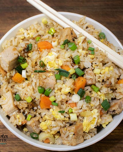 Pork Fried Rice Using Leftovers