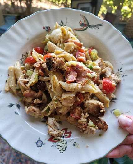 Cobb pasta salad