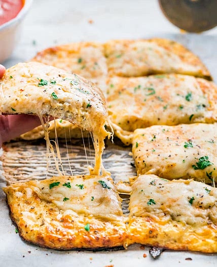 Cheesy Cauliflower Breadsticks