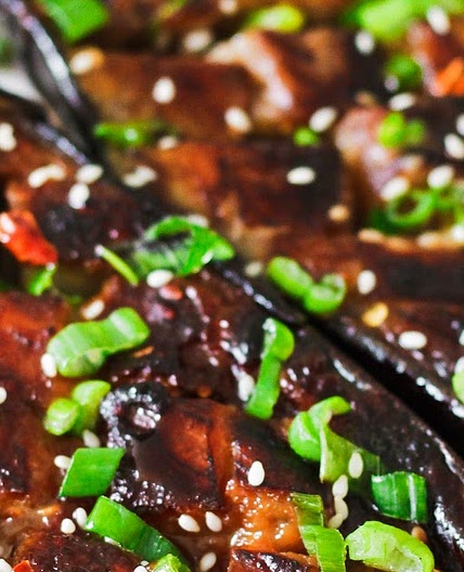 Miso Glazed Eggplants - Umami and Addicting