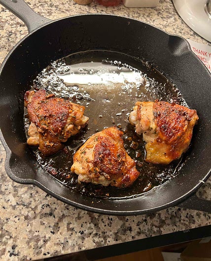 Brown Sugar Chicken Thighs