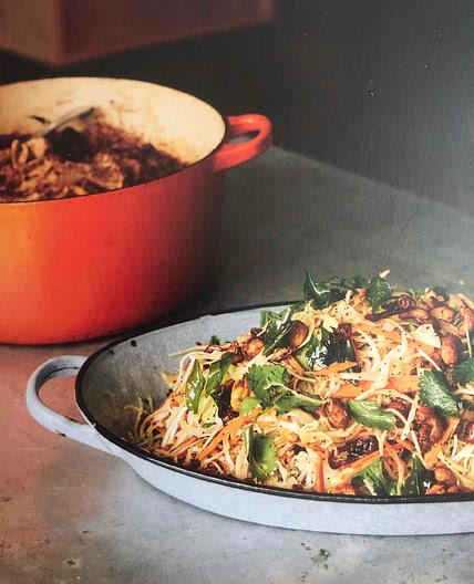 Lime and Poppy Seed Slaw with Curry Leaf Oil