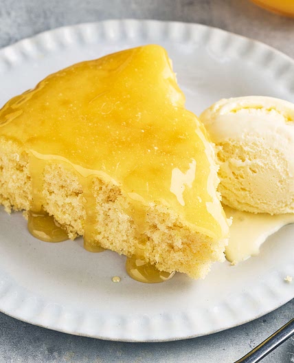 Fastest ever lemon pudding