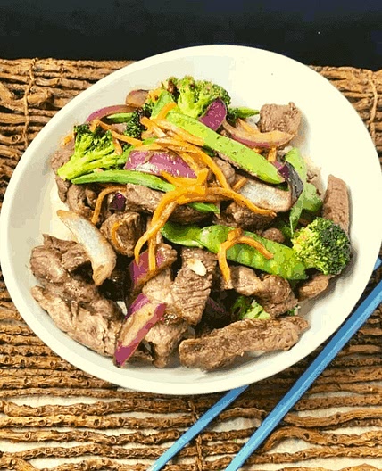 Ninja Foodi Sesame Beef Stir Fry