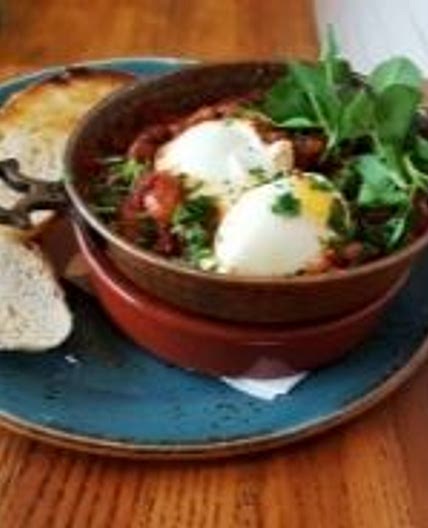 Chorizo with eggs