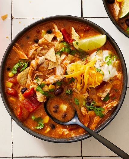 Crock-Pot Chicken Enchilada Soup