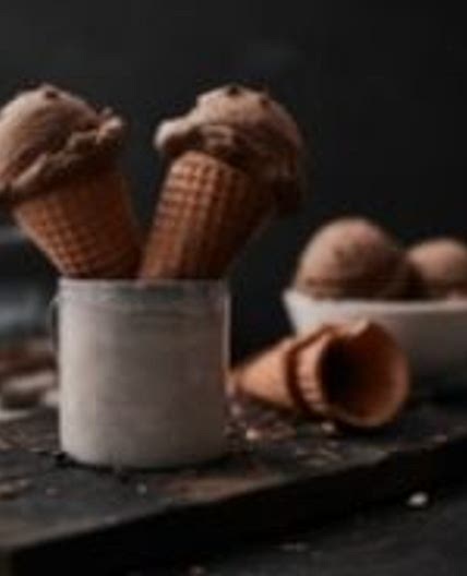 Veg chocolate ice cream