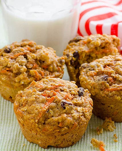 Healthy Carrot Muffins