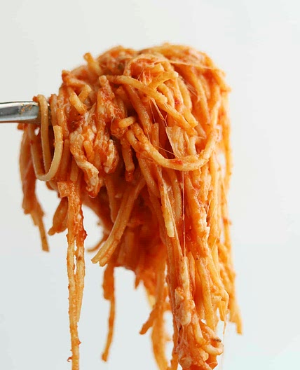 Oven Baked Spaghetti