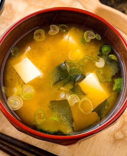 Homemade Miso Soup with Tofu
