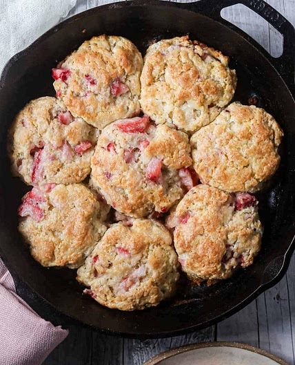 Strawberry Buttermilk Biscuits