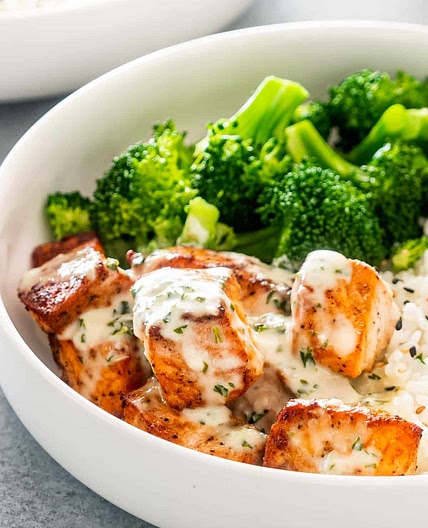 Air Fryer Salmon Bites
