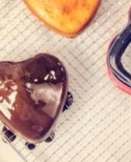 chocolate bonbons for Valentine's Day