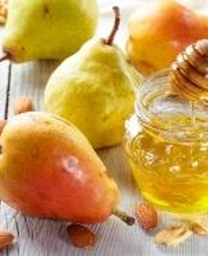 Pears with honey