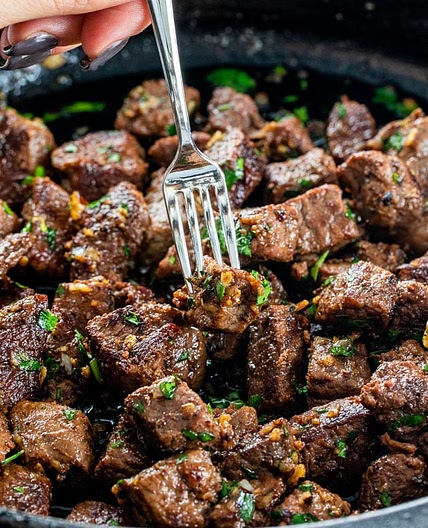 Garlic Butter Steak Bites