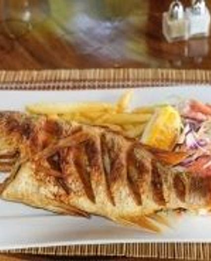 Fried red snapper