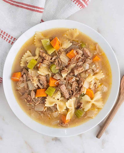 Jackfruit "Chicken" Noodle Soup