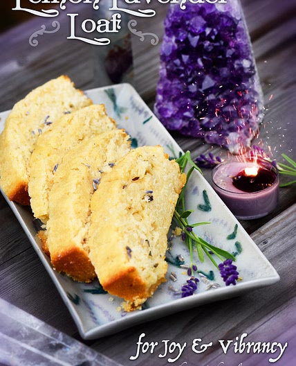 Lemon Lavender Loaf For Joy & Vibrancy. Summer Kitchen Witch