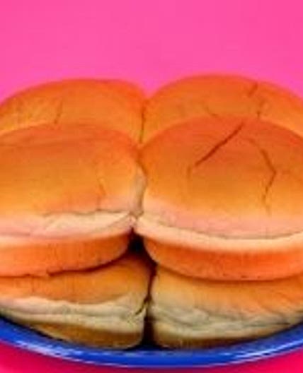 Homemade hamburger bun