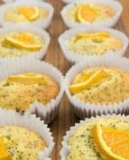 Orange And Poppyseed Cupcakes