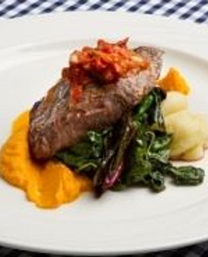 Baked Florentine steak