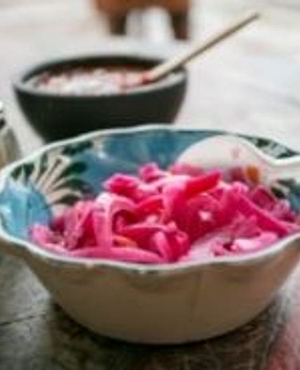 Pickled purple onions
