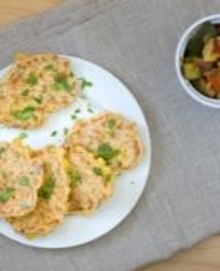 CORN FRITTERS WITH BACON