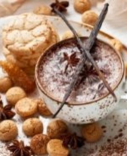 Cookies with cocoa and almond nibs