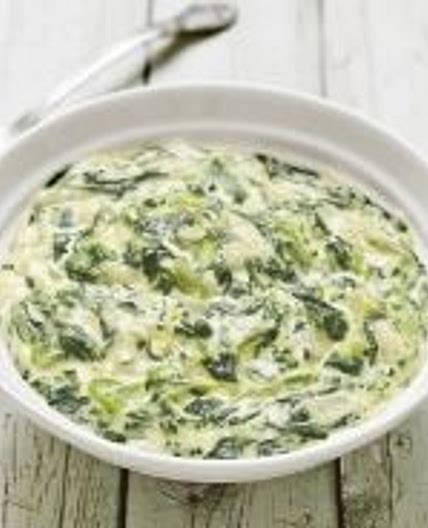 Chilean cream spinach