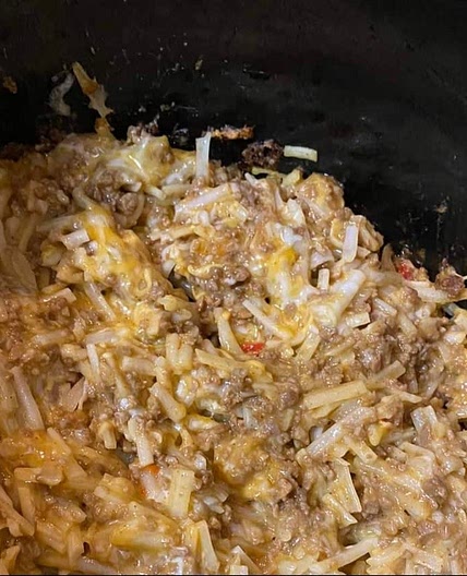 Cheesy hash brown mix