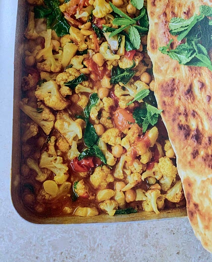 Cauliflower and Chickpea curry