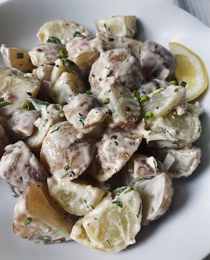 Life Changing Herbed Vegan Potato Salad ~ Summer Side Everyone Will Love